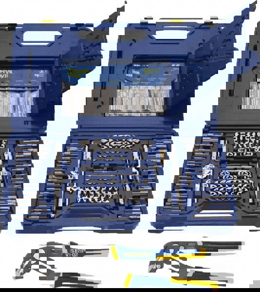 Tap, Die & Drill Sets; Minimum Tap & Die Thread Size (mm): M3x0.50 ; Minimum Tap & Die Thread Size (Inch): #4-40 ; Maximum Tap & Die Thread Size (mm): M12x1.75 ; Maximum Tap & Die Thread Size (Inch): 1/2-20 ; Minimum Drill Size (Wire): #43